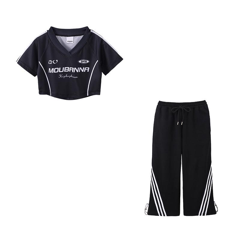 

Детский костюм для уличных танцев хип-хоп джаз для выступлений и тренировок 150 cm