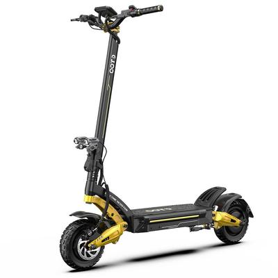 OOTD Elektrická koloběžka S30, 10palcová, duální motory 1200 W x 2, městská elektrická koloběžka, 52 V 23,4 Ah, maximální dojezd 60 km, maximální nosnost 120 kg, černá