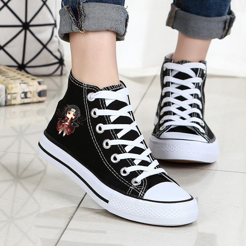 Scarpe da Ginnastica Alte in Tela Demon Slayer - Unisex Moda Cartoni Animati