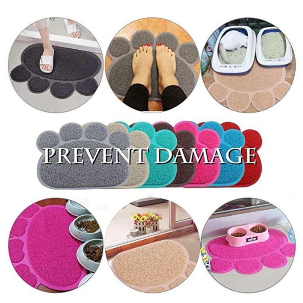 Waterproof Cat Litter Mat – PVC Made Easy To Clean Multi-functional Cat Litter Trapping Mat Washable