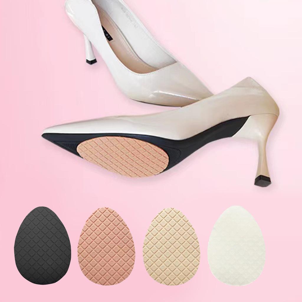 Shoe Sole Wear-resistant Protector Black High Heel Sandal Rubber Non-slip Outsole Pad Self-adhesive Mat Shoes Bottom Stickers