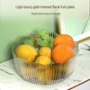 ZISIZ Striped Smoky Grey Enamel Salad & Fruit Bowl Set