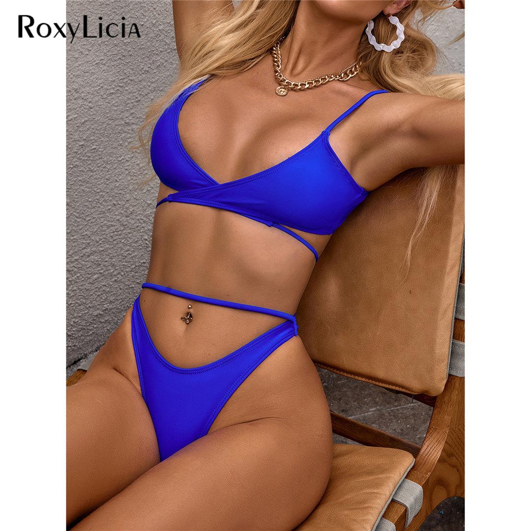 

Сексуальный бикини с запахом, женский купальник, женский купальник из двух частей, комплект бикини, купальный костюм