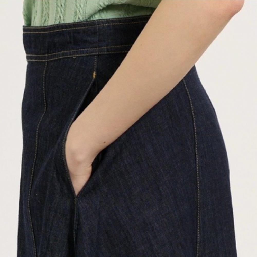 Bcbg Denim Skirt Back Zipper B5m4s260