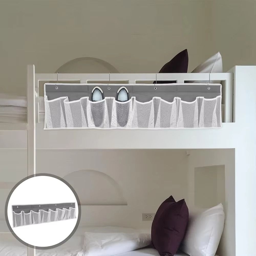 8 Compartments Caravan RV Pouch Large Capacity Folding Shoe Storage Bag Non-woven Fabric Space Saving Hanging Shoe Organizer