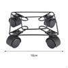 Square Potted Plant Mover Stand with Wheels Pallet Trolley Tray Roller Indoor Outdoor
