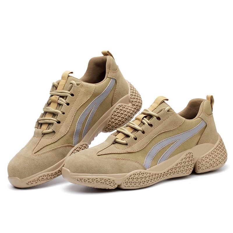 Men's Steel Toe Non-Slip Welding Work Shoes - High-Density, Anti-Smashing, Anti-Puncture, Wear-Resistant Safety Footwear