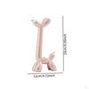 Balloon Dog Sculpture Desktop Collectible Figurine for Bedroom Indoor Office