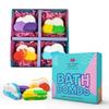 The Body Bucket Cloud Bath Bombs With Aqua, Lemon, Orange And Lavender Fragrance - All Natural Handcrafted Aromatherapy - Perfect Bath Gift For Kid