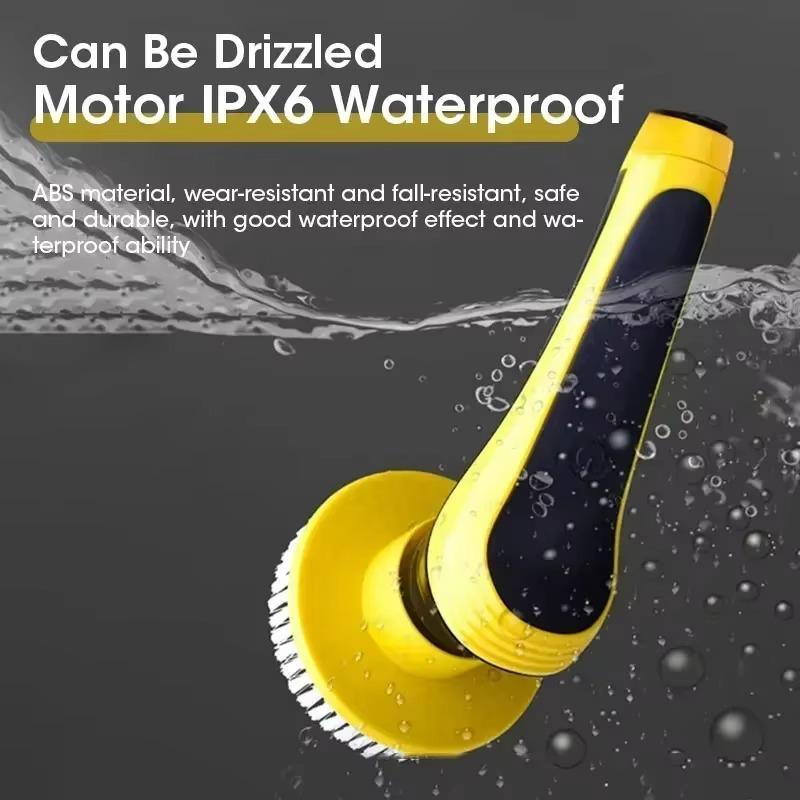 

Wireless Household Electric Cleaning Brush 10 in 1 Housework Kitchen Dishwashing USB Bathtub Tile Professional Cleaning Brush