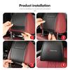 sdbf9 1/2PCS Leather Car Seat Headrest Protective Cover Interior Accessories For Mitsubishi Outlander Lancer Cross Colt Xpander Mirage