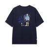 Li-Ning Sport Lifestyle Series Letter Print Round Neck Short Sleeve T-Shirt Unisex Tops AHSW521-6