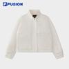 Women's Casual Stand-Collar Woven Jacket