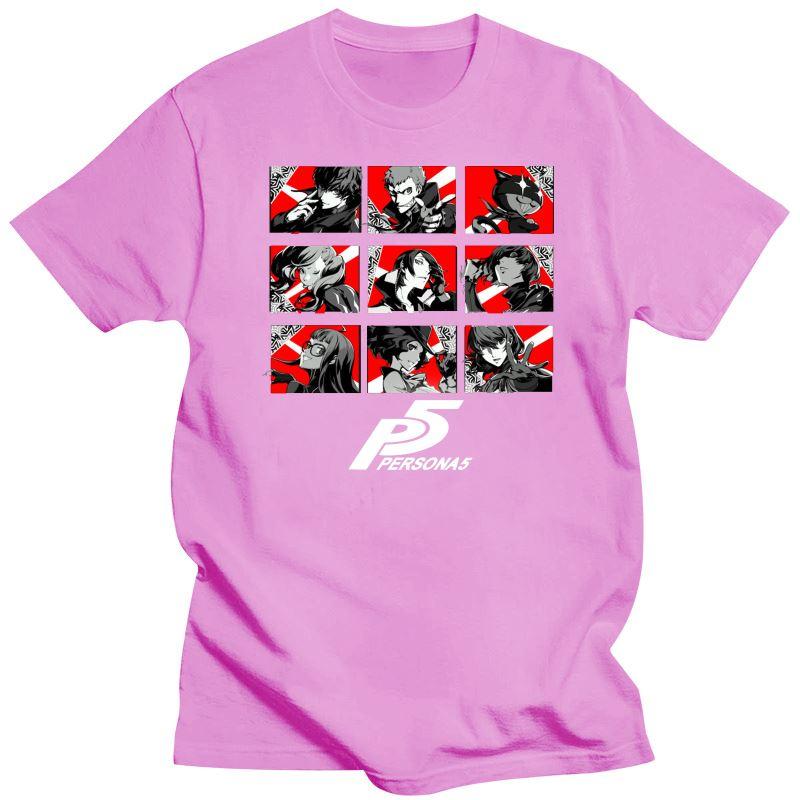 2023 100% Cotton O-Neck Custom Printed Tshirt Unisex T Shirt Persona 5 - Phantom Thieves - Persona 5 Women T-Shirt