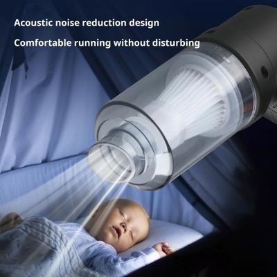 Car Vacuum Cleaner Strong Suction Low Noise Lightweight Design Rechargeable Portable Wireless Vacuum Cleaner Dust Remover