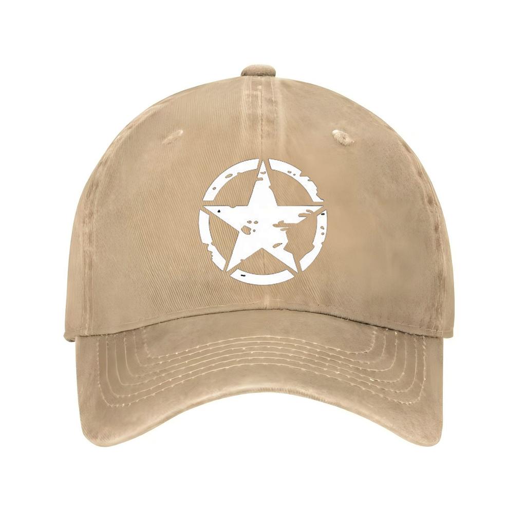 Star  Baseball Cap Cotton Adjustable Casual Sun Hat Unisex