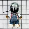 Motorcycle Helmet Rabbit Pattern Decoration Trunk Pendant Bear Helmet Riding Motorcycle Brigade