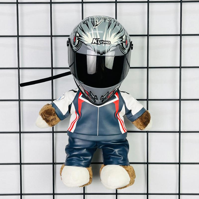Motorcycle helmet rabbit pattern decoration trunk pendant bear helmet riding motorcycle brigade S