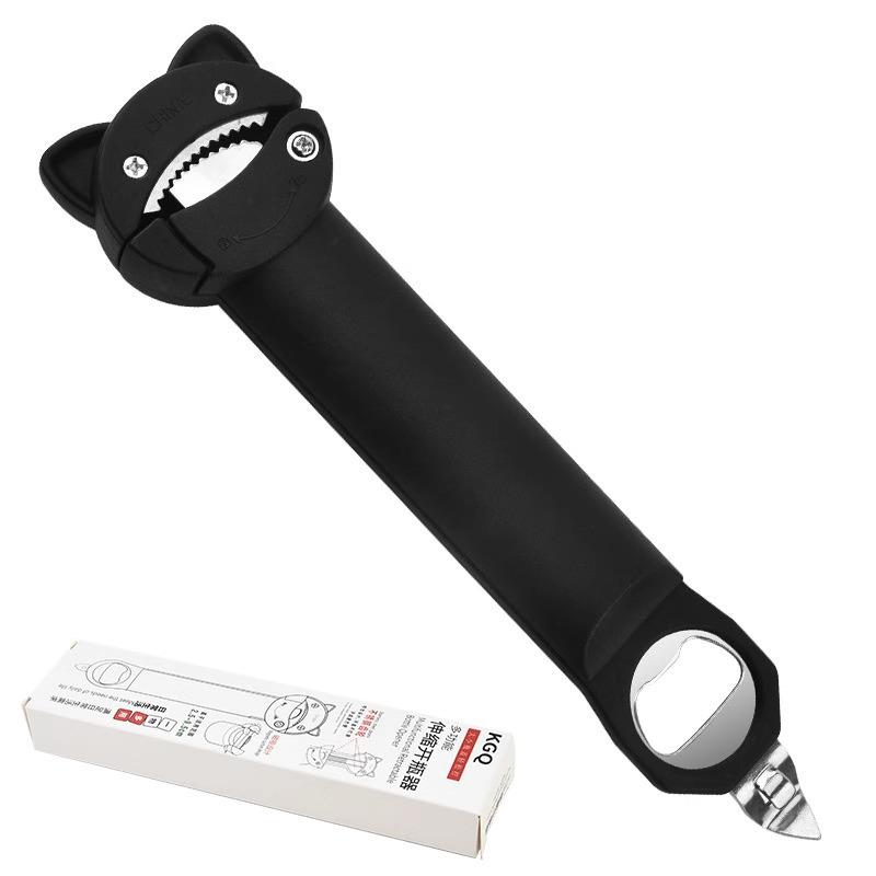 

Multifunctional Magnetic Bottle & Can Opener with Non-slip, Easy-Pull Design