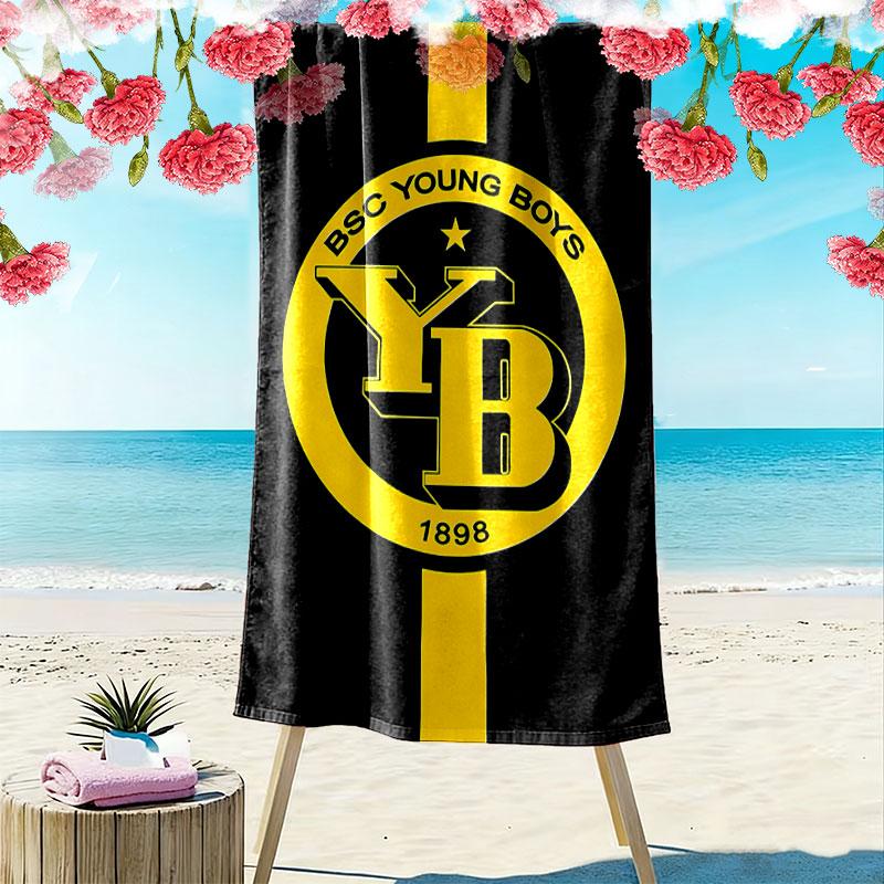 BSC Young Print Beach Towel, Large Soft Quick Dry Towel for Beach Camping Swimming