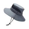 New Summer Mesh Breathable Bucket Hat Men's Outdoor Hiking Hat Women's Big Brim Sun Hat Benny Hat