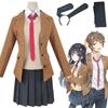 Premium Seishun Buta Yarou Wa Bunny Girl Sakurajima Mai Cosplay Costume Full Set Outfit For Captivating Parties And Events