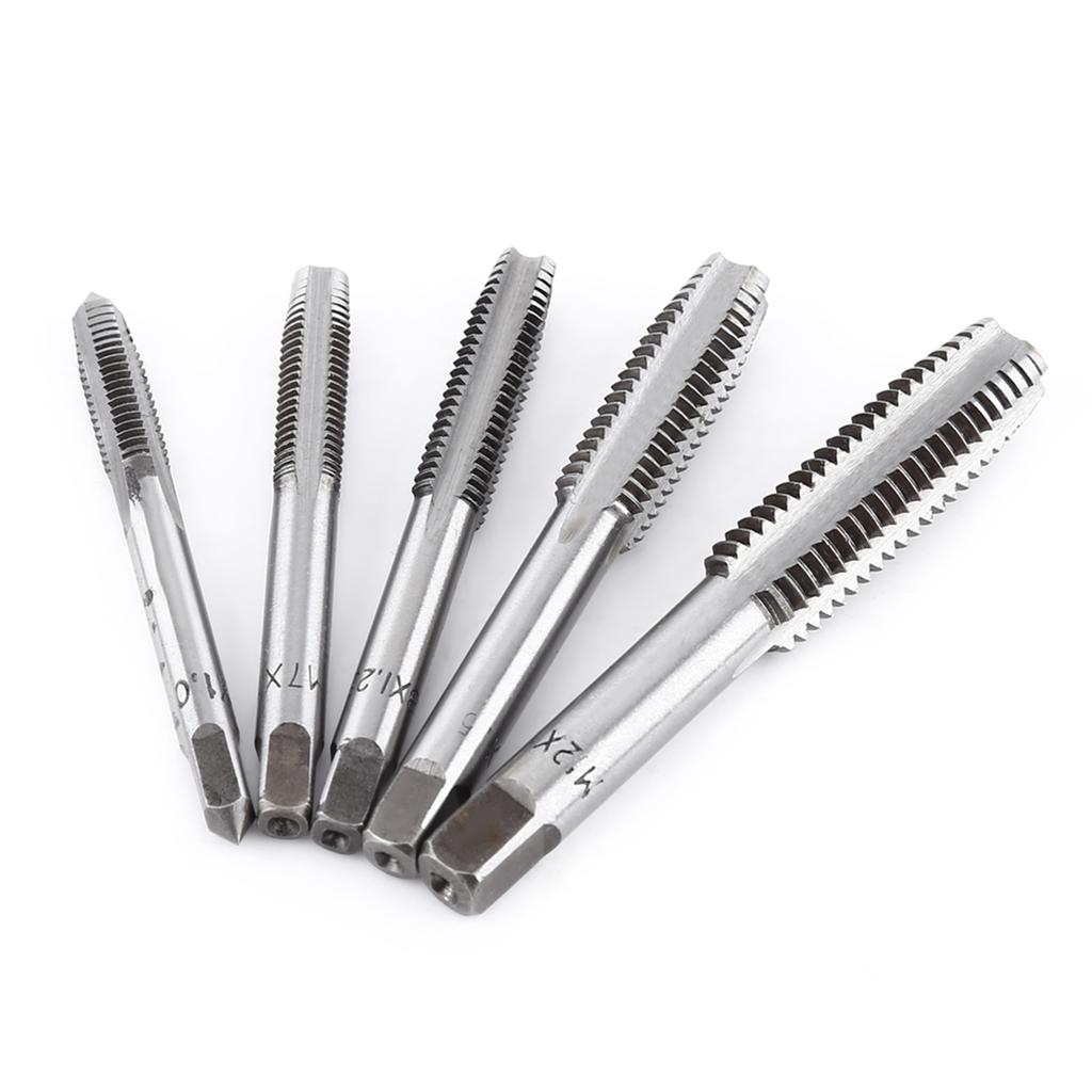 6pcs Set Screw Tap & T shaped Wrench Threading Tapping Hand Tool Kit