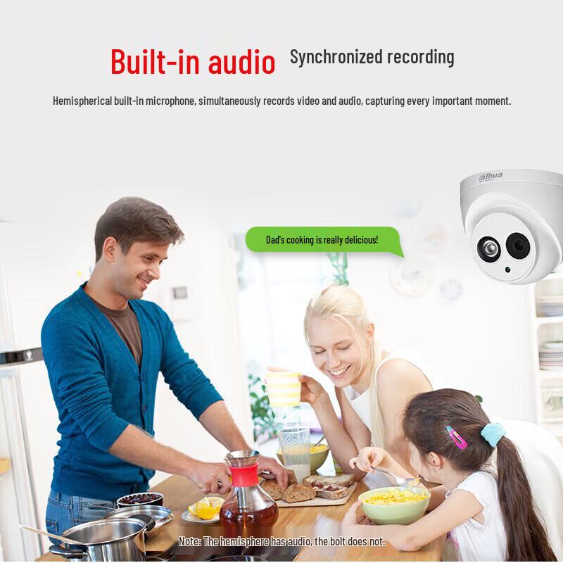 Dahua 4MP PoE NVR Security Camera System Kit with 8TB HDD