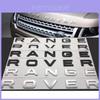 Range Rover Car Emblem Badge With Mirror Finish For Suv Decor