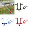 Double Rod Fishing Poles Holder Light Weight Fishing Rod Holder for Outdoor Angling Quick Setups Rear Bracket Poles Stand