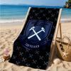 West Football Printed Microfiber Beach Towel, Soft And Absorbent, Quick-Dry, Ideal for Summer Travel, Beach Essential, Swimming Pool