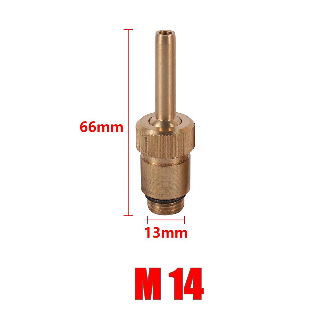 Waterline Fountain Nozzles Adjustable Brass Water Curtain Fountain Nozzle M10 M12 M13 M14 Male Thread Pond Pool Landscape Supply