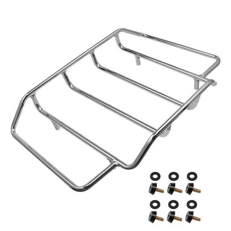 A28G-Motorcycle Tour Pack Luggage Top Rack Trunk Pak For Touring Road King Street Glide FLHX FLHR FLHT FLHTCU 84-18, A Pa