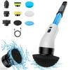 9-in-1 Rechargeable Handheld Electric Cleaning Brush with High Torque and Ultra-Quiet Operation for Kitchen and Floor Use
