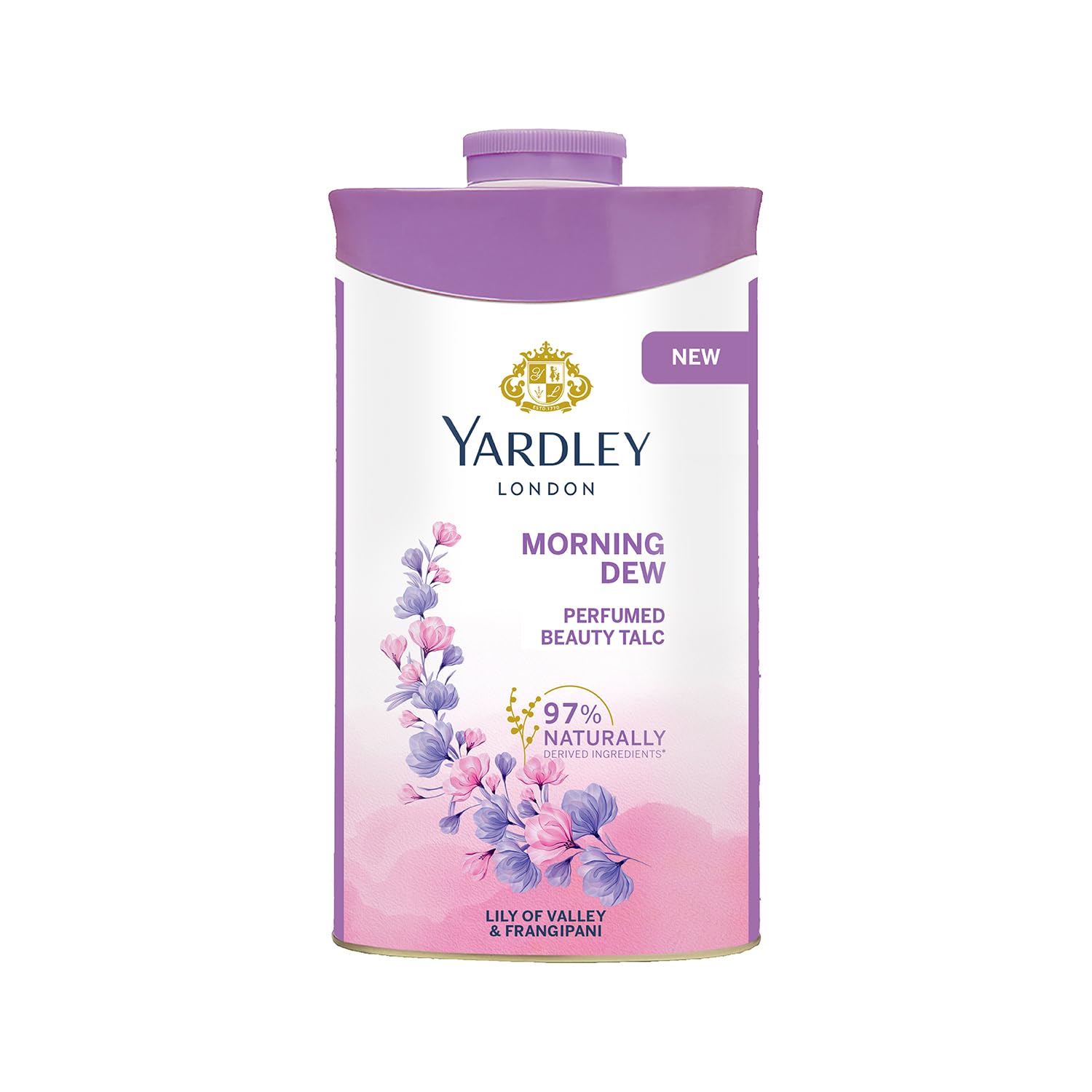

Yardley London Morning Dew Perfumed Talc for Women 250g Silky Smooth Fresh Fragrant Body Powder