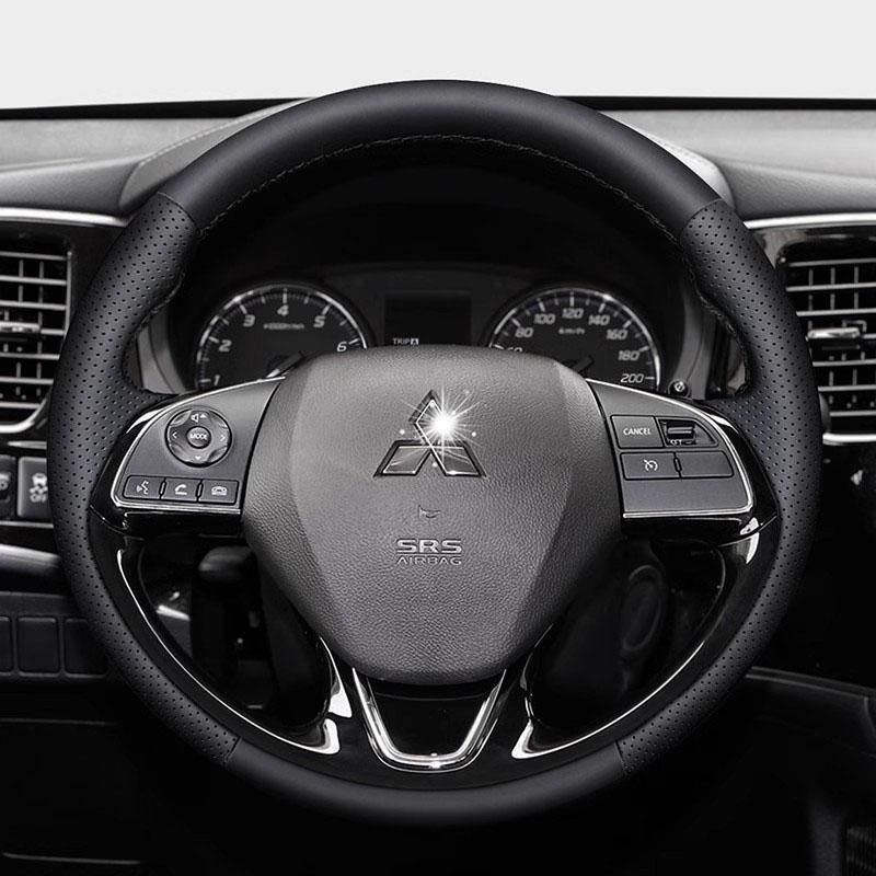 Handgenähtes Carbonfaser Leder Auto Lenkrad Für Mitsubishi Outlander 2016 - ASX18 Eclipse Cross 2018