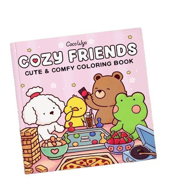 Adult and Youth Coloring Book: Cozy and Cute Scenes