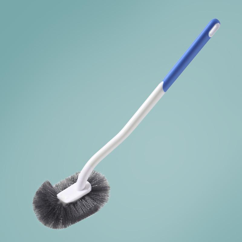 Japanese-Style Non-Slip Long Handle Toilet Brush, Wall-Mounted for Bathroom Corner Cleaning