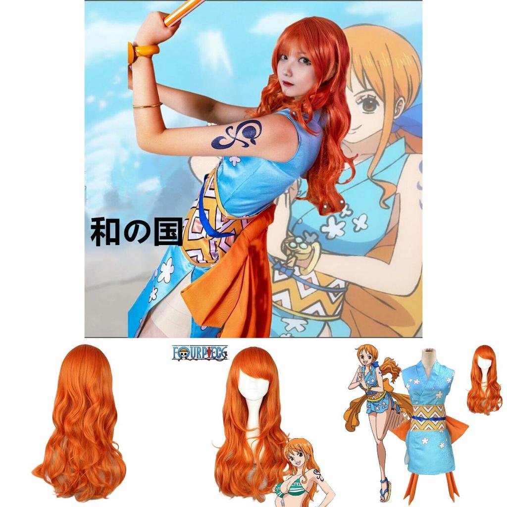 One Piece Nami Wig Costume For Cosplay Halloween And More