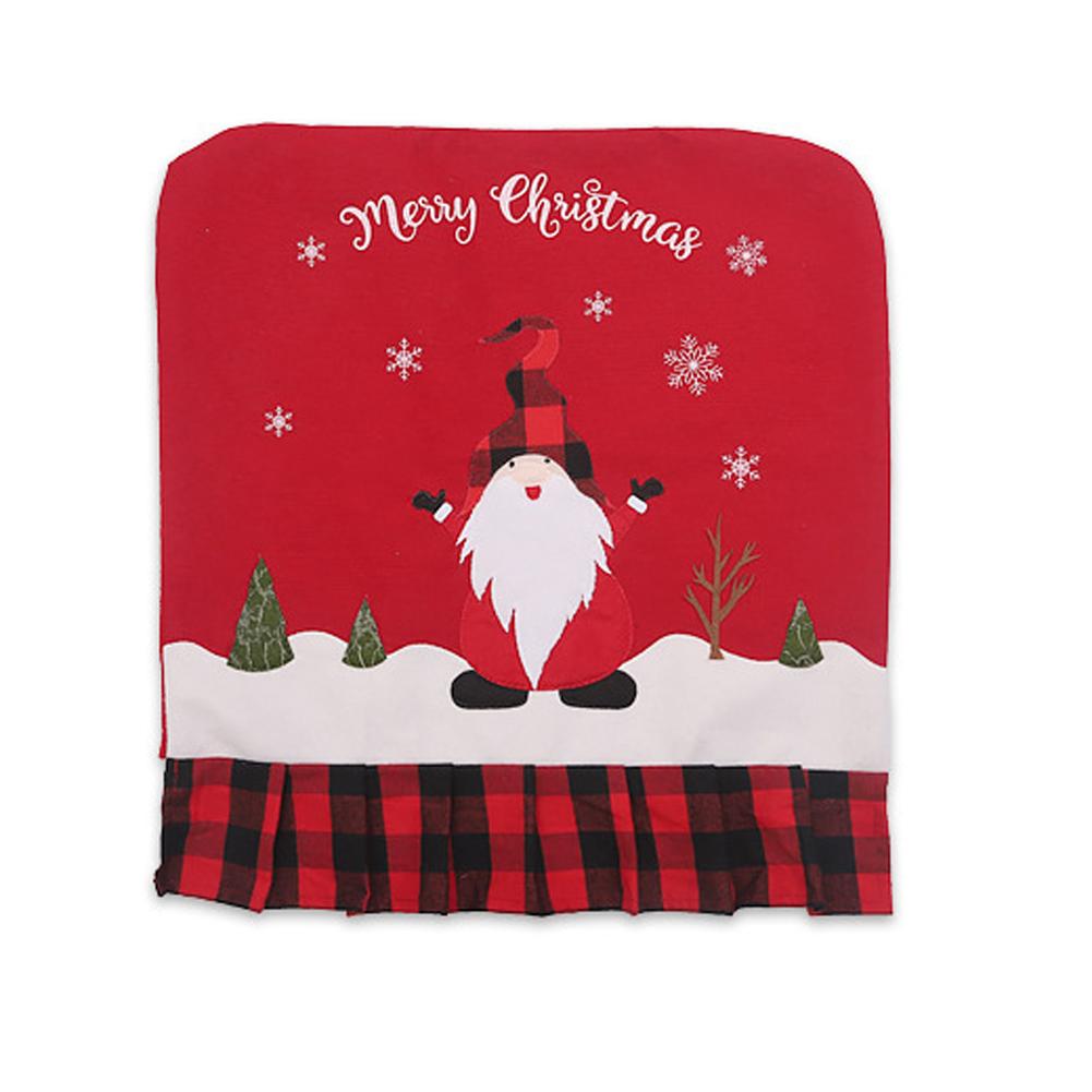 Christmas Chair Covers 1pc Dining Kitchen Chair Cover Christmas Chair Back Cover for Christmas Party Dinner Seat Covers Decor 3119₽