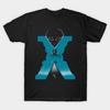 Tricou Negru cu Imprimeu X Files Hârtie de Transfer Fără Tăiere Imprimeu Bumbac Tricou