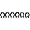 2x 6 Pieces Plastic Billiards Rack Clips for Billiard Cues