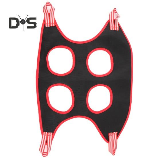 Dog Grooming Hammock for Pet Nail Trimming Care Breathable Mesh Cat Dog Grooming Helper with Nail Clippers Ideal for Small Medium Pets