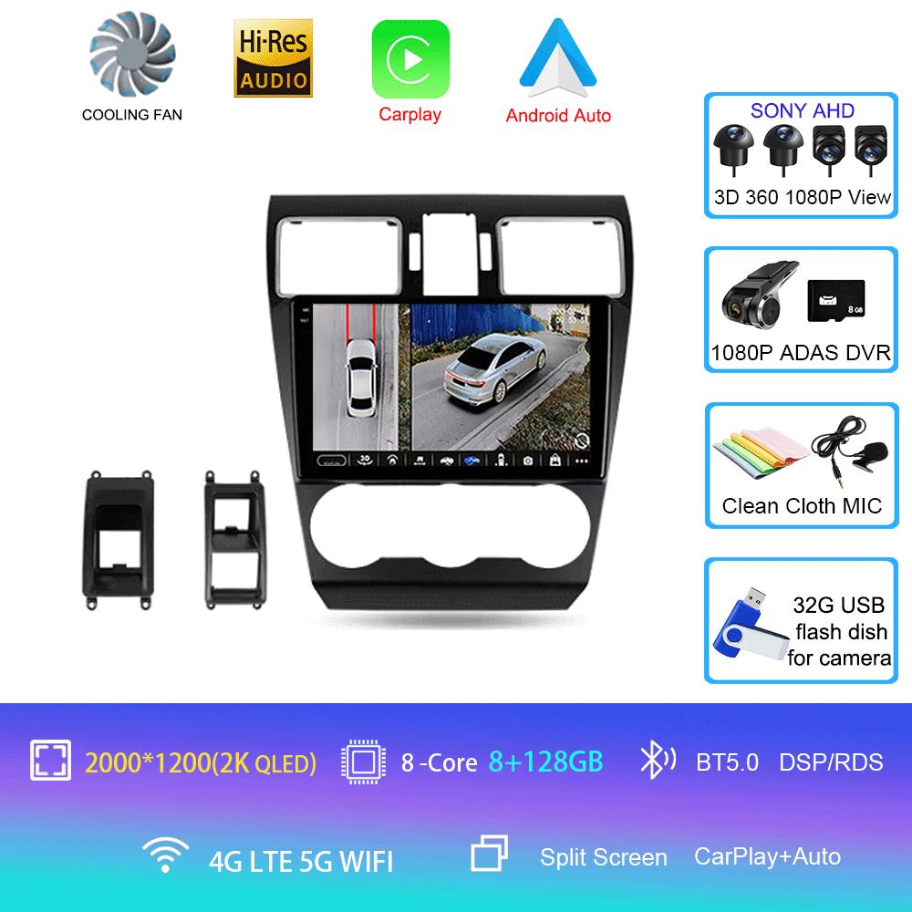 Android 14 Car Radio Subaru Forester 4 SJ 2016 - 2018 Multimedia Video Player GPS Stereo Navigation No 2din 2 Din Dvd