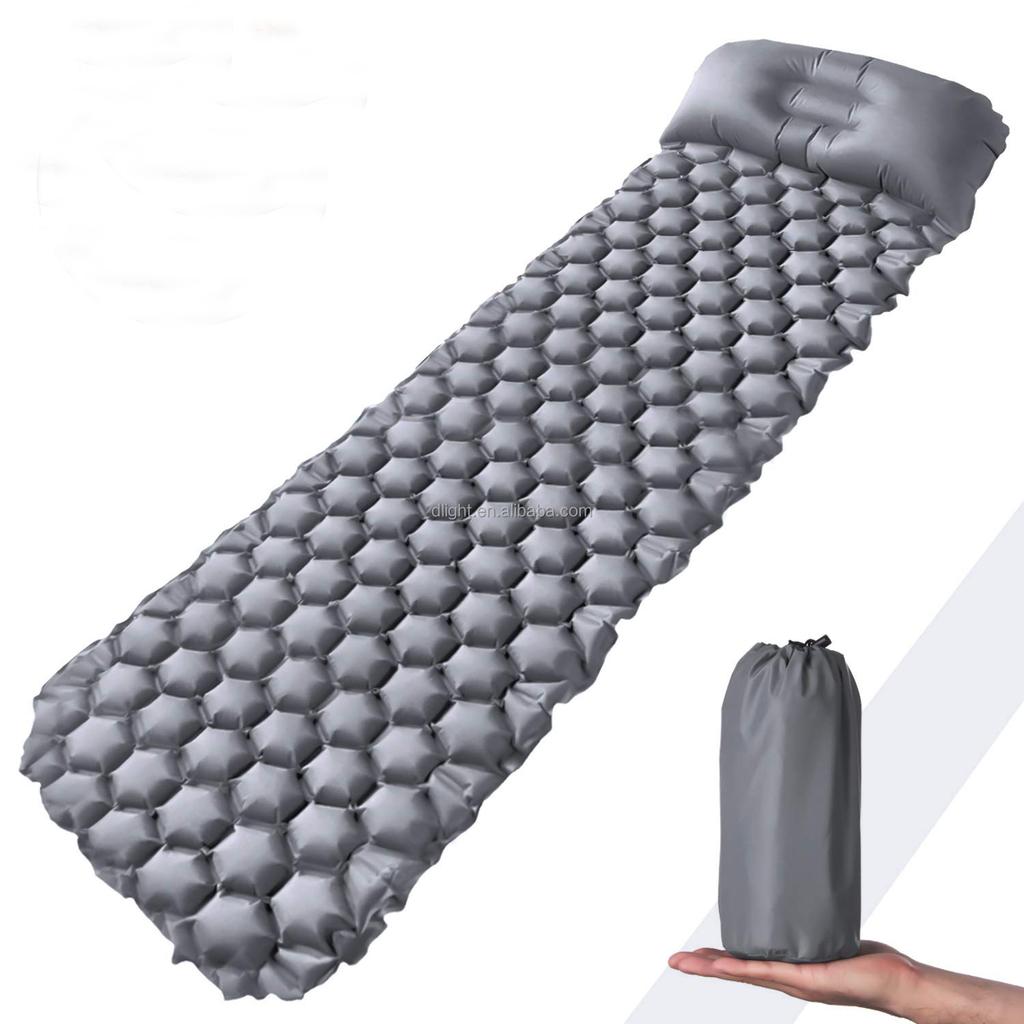 Inflatable Waterproof High Quality Ultralight EVA Sleeping Pad Self Inflating Mattress Camping Hiking Lightweight Sleeping Mat