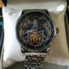 Najlepsza Marka Luksusowa Moda Biznesowa Męskie Zegarki Automatyczny Mechanizm Zegarki Mechaniczne Wodoodporny Luminous Tourbillon Zegarek na Rękę