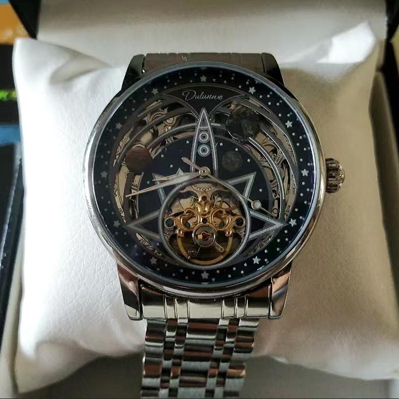 Najlepsza Marka Luksusowa Moda Biznesowa Męskie Zegarki Automatyczny Mechanizm Zegarki Mechaniczne Wodoodporny Luminous Tourbillon Zegarek na Rękę