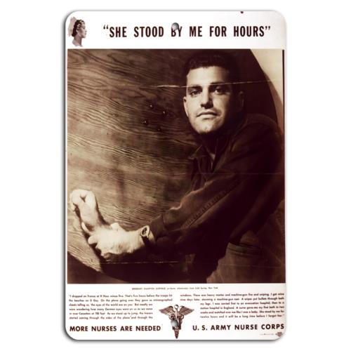 

and Dedication US Army Nurse Corps TributeAluminumtin sign 20x30cm（7.8x11.8inch）