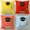 Federa Cuscino Anime Assassination Classroom Morbida Facile da Lavare Versatile per Divano Letto Viaggio e Ufficio