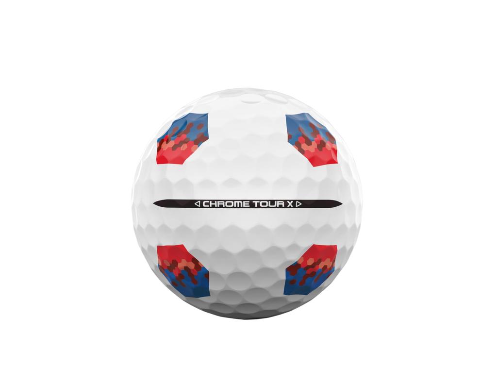 Callaway Golf Ball CHROME TOUR X 24 TRUTRACK 1 Dozen (12 Pieces) 4 Piece Construction White